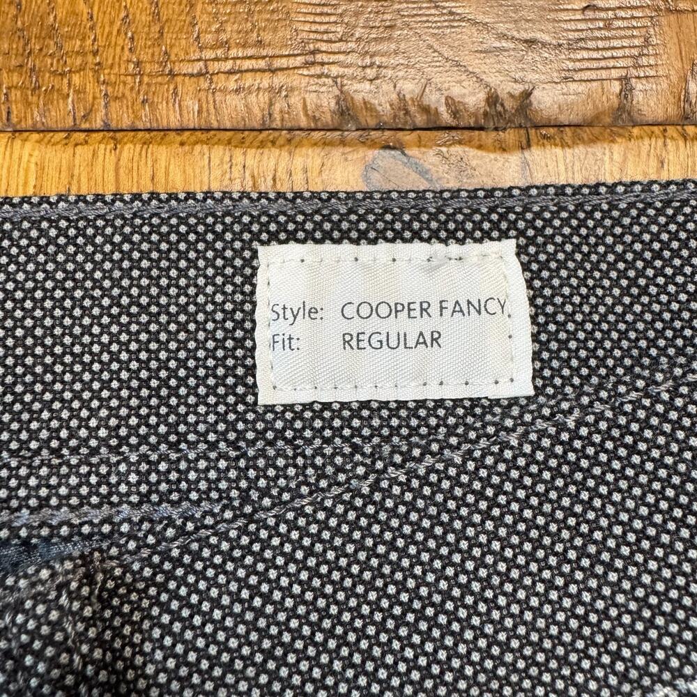 Brax Cooper Fancy Mens Grey Textured Regular Fit Pants 36x34 Straight Leg - Picture 3 of 9